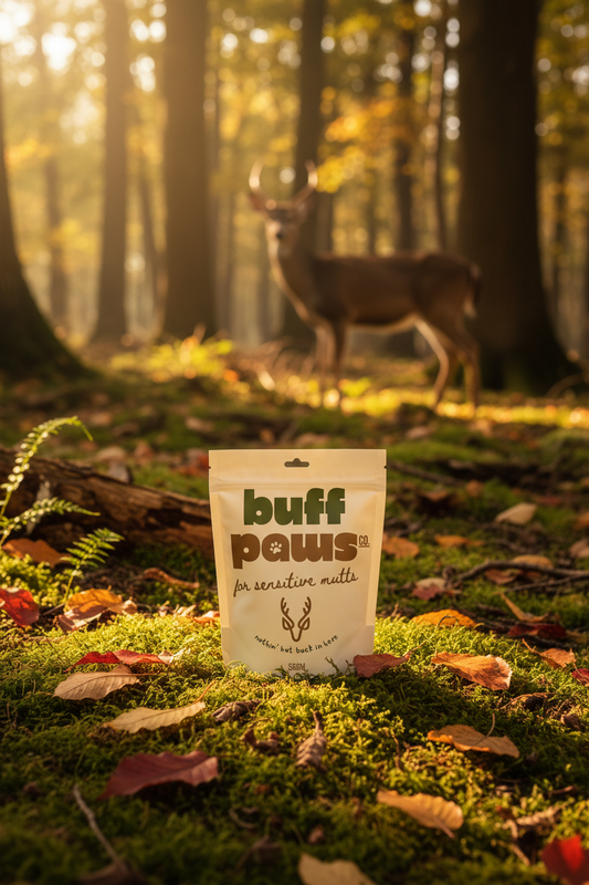 Buff Paws Co. Venison Pouch in Deer Habitat